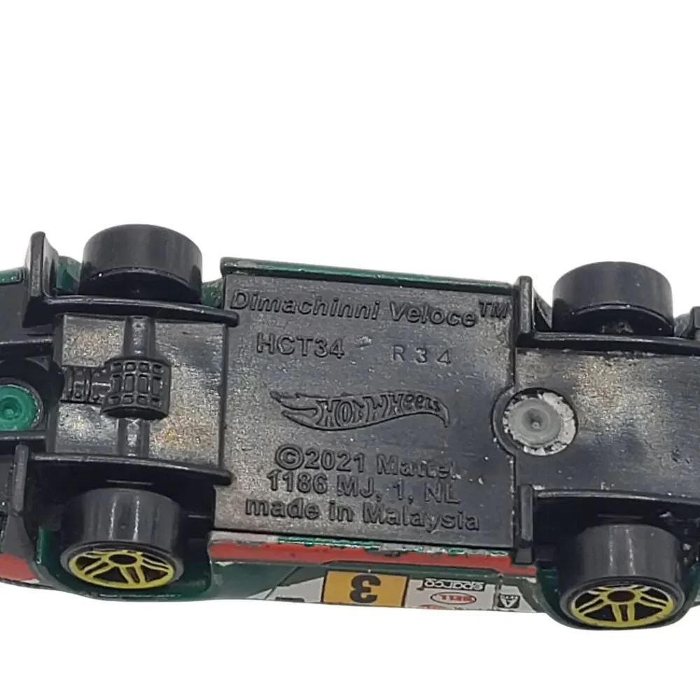 2023 Hot Wheels Loose DIMACHINNI VELOCE #5/250 HW Retro Racers 2/10 (Green)